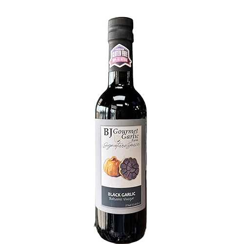 BJ Gourmet Garlic Farm Black Garlic Balsamic Vinegar