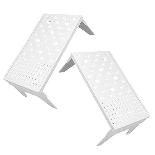 Zerodeko 2Pcs Gum Paste Flower Drying Rack Easy Air Dry Stand for Fondant Cake Decorating Drying Holder for Royal Icing Flowers Leaves DIY Baking Tool