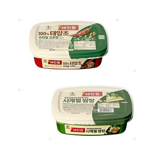 morning blooming Korean Gochujang \u0026 Ssamjang Paste Set (200g Gochujang, 170g Ssamjang) - Authentic K-Food Chili \u0026 Seasoned Soybean Dipping Sauce for BBQ \u0026 More