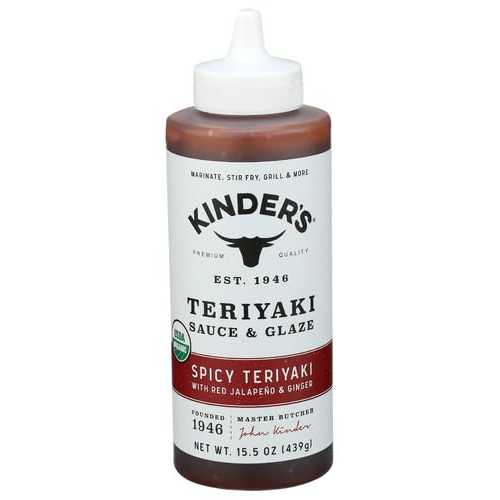 Generic Kinders Spicy Teriyaki Sauce 15.5 薬局衡オンス (Pack of 6)