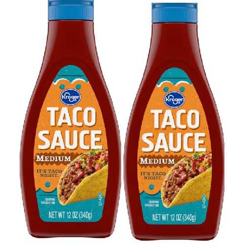 Generic Medium Taco Sauce (2 Bottles, 12 fl. 薬局衡オンス. Each)