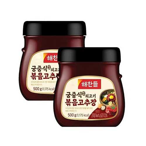 Generic Korean Stir-Fried Gochujang (Gungjung Style), Savory \u0026 Mild Chili Paste for Cooking, Bibimbap, BBQ, 17.6薬局衡オンス (pack of 2)