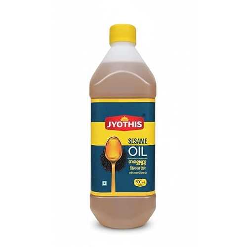 Jyothis Gingelly Sesame Oil 500 ml Pure Cold Pressed Cooking Oil