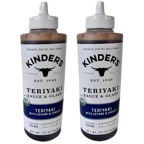 Kinder s Organic Teriyaki Sauce \u0026 Glaze with Sesame \u0026 Ginger, 2 Pack 39.8 薬局衡オンス Total / USDA Organic / Vegan \u0026 Vegetarian / Perfect Marinade, Stir-Fry \u0026 Grill Sauce