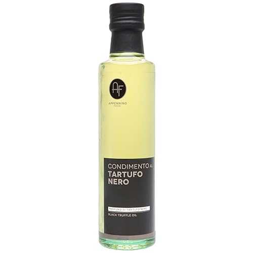 Appennino Black Truffle Oil, Italian Truffle Infused Olive Oil, Made インチ Italy, 8.5 fl 薬局衡オンス (250ml)