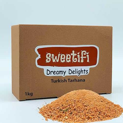 Sweetifi Turkish Tarhana Powder Soup Mix, Home Made Trahana, Mix Vegetable Dried Soup (1kg)