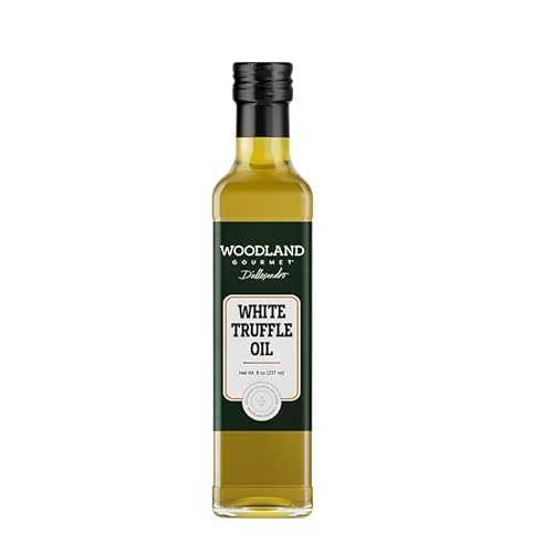 Generic White Truffle Oil, 8 薬局衡オンス Premium Finishing Oil for Pasta, Risotto, Pizza, Vegetables \u0026 Gourmet Cooking Aromatic White Truffle Flavor Olive Oil Blend for Drizzling \u0026 Flavor Enhancing woodland