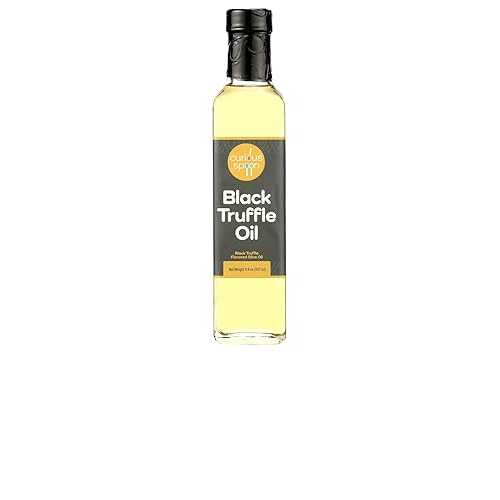 Generic Black Truffle Oil, 8 薬局衡オンス Gourmet Finishing Oil for Pasta, Pizza, Risotto \u0026 Vegetables Bold Earthy Flavor Olive Oil Infused with Black Truffle Essence Ideal for Drizzling \u0026 Enhancing Dishes
