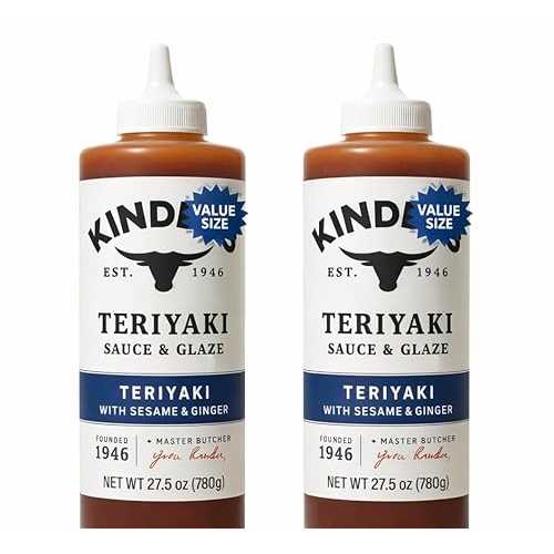 Generic Kind Teriyaki Marinade and Sauce 27.5 薬局衡オンス with Sesame \u0026 Ginger, Savory Flavor for Grilling, Stir-Fry, BBQ, and Roasting - Pack-2