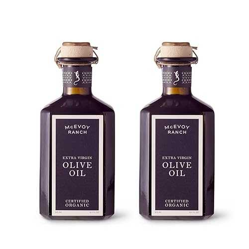 McEvoy Ranch Organic Extra Virgin Olive Oil 375 ML (2-pack), Harvest: 2025, California Made, Estate Grown \u0026 Produced