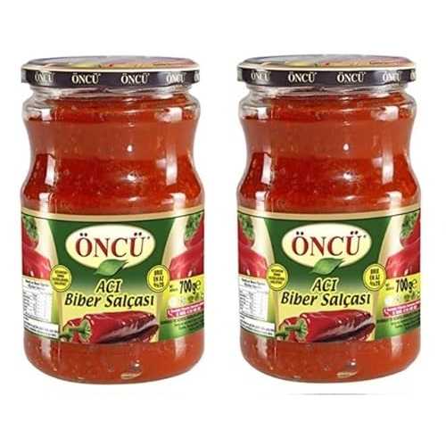 Generic Turkish Hot Pepper Paste byOncu, Aci Biber Salcasi, 25 Oz, Pack of 2
