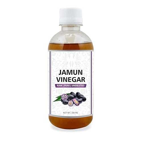 Generic AD Jamun Vinegar- Undiluted 300 ml Organic with Mother Raw, Unfiltered (Made with Organic Jamun Fruits)