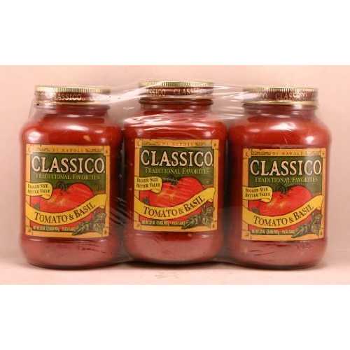 Lindesa Classico Traditional Favorites tomato \u0026 basil pasta sauce, 3-pack 96 薬局衡オンス Glass Jar by International Gourmet Specialties Company [Foods]