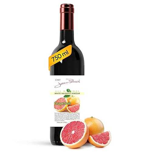 Chef Jean Pierre\u0027s Italian Balsamic Vinegar - 750ml (25薬局衡オンス) Rich Grapefruit Flavor, 12-Year Traditional Barrel Aged - Ideal For Enhancing Your Meals