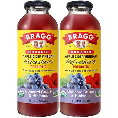 Bragg Bev アップルソーダ水 葡萄とアサイー 16 薬局衡オンス 12 個容器に並べる Bragg Bev Apple Cider Grape and Acai 16 Ounce Pack of 12