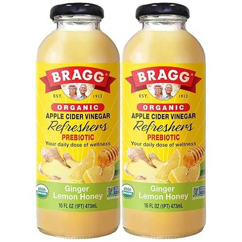Bragg Organic Ginger Spice Apple Cider Vinegar Drink,16 Ounce - 12 per case.