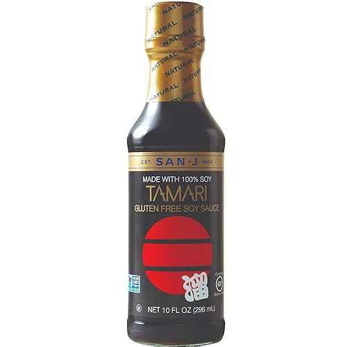 San-J Gluten Free Tamari Soy Sauce, 10 Ounce -- 6 per case.