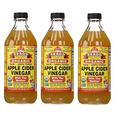 Bragg organic apple cider venigar,16薬局衡オンス, 3 Pack