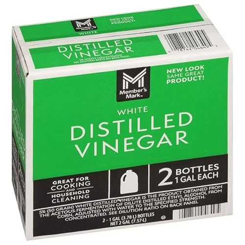MEMBER ?S MARK 2 Pack Distilled White Vinegar Jug, Total 2 ガロン