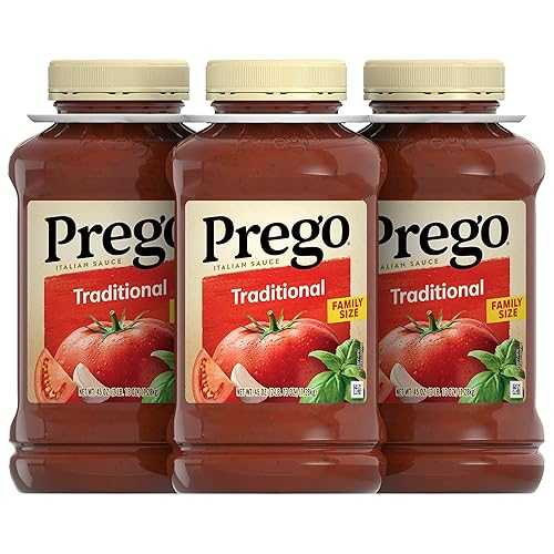 Prego Traditional Pasta Sauce, 45 Oz Jar (Pack of 3)