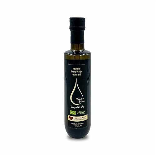 Drop of Life Organic Extra Virgin Olive Oil with Unmatched Flavor \u0026 Texture, Unfiltered, Anti-Oxidant Non-Allergenic \u0026 Gluten Free ((Pack of 1) - 500 ML)