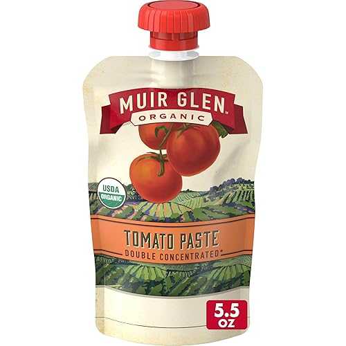 Muir Glen Organic Tomato Paste インチ Resealable Pouch, 5.5 薬局衡オンス.