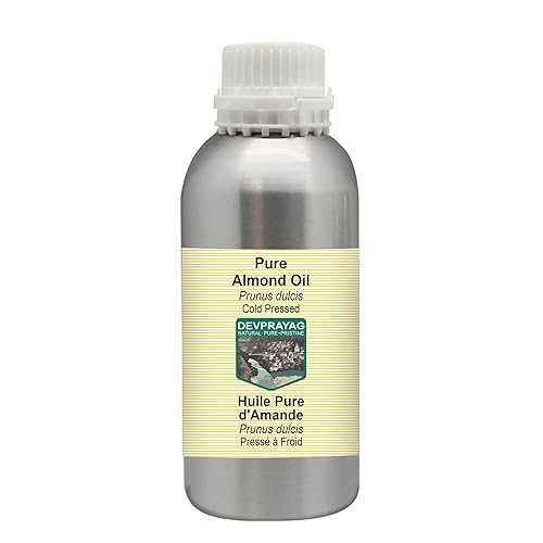 DEVPRAYAG Pure Almond Oil (Prunus dulcis) Cold Pressed 1250ml (42 薬局衡オンス)