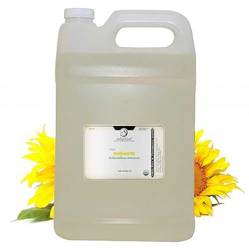 uh*Roh*Muh Organic Sunflower Oil (Virgin) (High Oleic) - 1 Gal(Net Wt: 3.6kg/8重量ポンド)