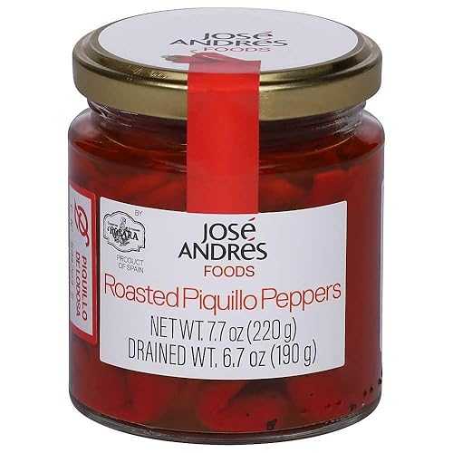 OS・・ Andr・・s Piquillo Peppers, 7.05 薬局衡オンス Jose Andres Foods OS Andr s Piquillo Peppers, 7.05 薬局衡オンス