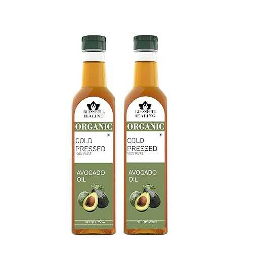 Blessfull Healing Organice Cold Pressed Avocado Oil For Healthy Cooking 250 ml / 8.45 fl 薬局衡オンス Pack Of 2