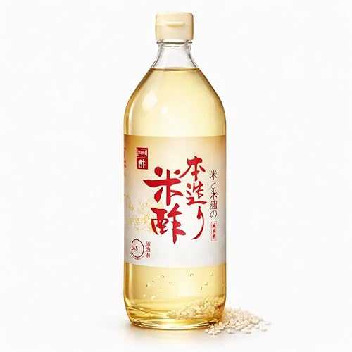 Japanese Honzukuri Rice Vinegar - Pure Rice \u0026 Koji Fermentation - Perfect for Sushi Rice, Pickling, Marinades \u0026 Salad Dressings - UCHIBORI BREWING 内堀醸造酒 本からだ付き米酢 - 30.5 fl 薬局衡オンス Glass Bottle MAJI RICE Japanese Honzu