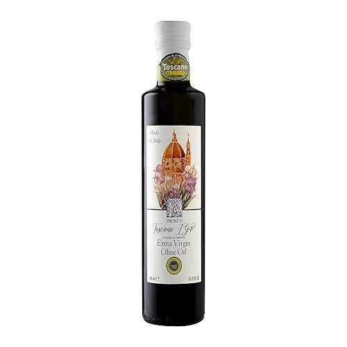 Florence N°1 Drinking Extra Virgin Olive Oil - Premium Early Harvest 2025 Gold Winner olive oil from Tuscany, Italy - Polyphenol Rich 400+ 瓱/kg evoo - Cold pressed Non-GMO for Cooking and Finishing Pruneti Florence N