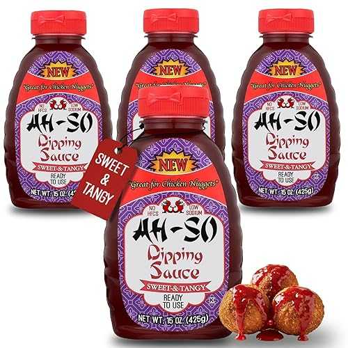 Ah-So Chinese-Style Dipping Sauce - 4 Pack (4 × 15 薬局衡オンス Squeeze Bottles) / Sweet \u0026 Tangy Sauce for Egg Rolls, Dumplings \u0026 Appetizers; Great Marinade \u0026 Glaze. Ah-So Chinese-Style Dipping Sauce 4 Pack (4 15 薬局衡オンス Squ