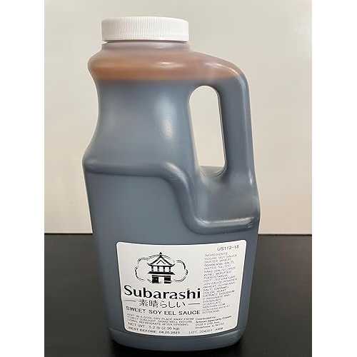 Subarashi Sweet Soy Eel Sauce, 5.2 重量ポンド, Gourmet Sauce for Sushi, Tempura, and Grilled Seafood