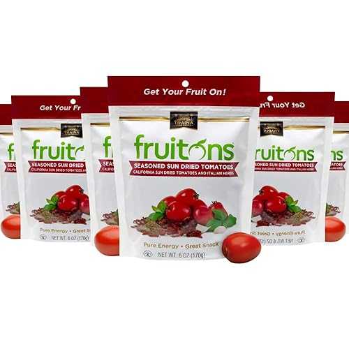 Traina Foods Sun-Dried Tomatoes with Italian Seasoning, 32 Count of 6 薬局衡オンス Bags, GMO-Free, Kosher Certified, California Sun-Dried Julienne Tomatoes, Perfect for Gourmet Cooking and Mediterranean Dishes