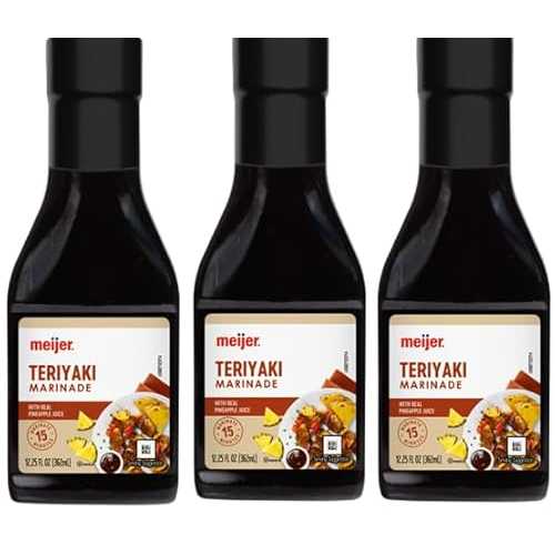 Generic Teriyaki Marinade (Pack Of 3 Bottles), 12.25 薬局衡オンス. Each Bottle.