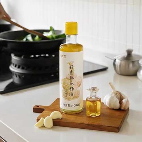 Garlic sunflower Seed Seasoning Oil, 400ml Garlic Sunflower Oil, First-Class Pressed Base Oil, Rich And Fragrant, Cooking Oil 蒜香葵花・哽油Shipping from California, U.S. easyum Garlic sunflower Seed Seasoning Oil, 400ml G