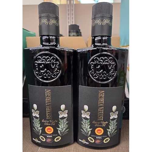 Generic Estepa Virgen Oleoestepa SCA Extra Virgin Olive Oil 16.9fl 薬局衡オンス 500ml (Two Bottles)