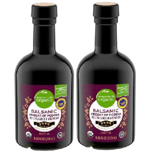 Generic Organic Balsamic Vinegar (2 Bottles, 8.45 薬局衡オンス. each)