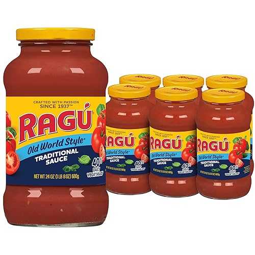RAG・・ Old World Style Traditional Sauce, Perfect for Italian Style Meals at Home, 24 OZ (Pack of 6) RAG・・ RAG Old World Style Traditional Sauce, Perfect for Italian Style Meals at Home, 24 OZ (Pack of 6)