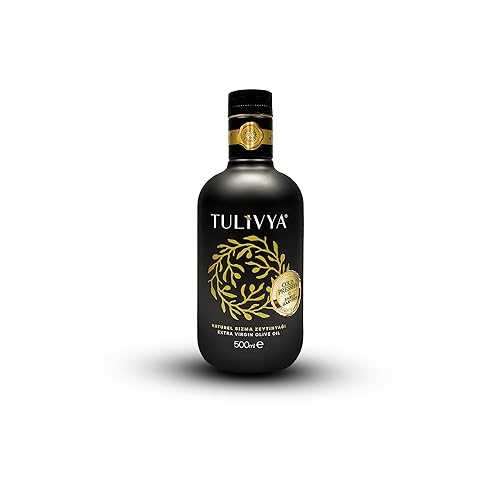 TULIVYA Early Harvest Extra Virgin Olive Oil Award-Winning High Polyphenol EVOO 400+ 瓱/kg, Cold-Pressed Memecik Olives, Premium Aegean Turkish Olive Oil, 500ml Glass Bottle
