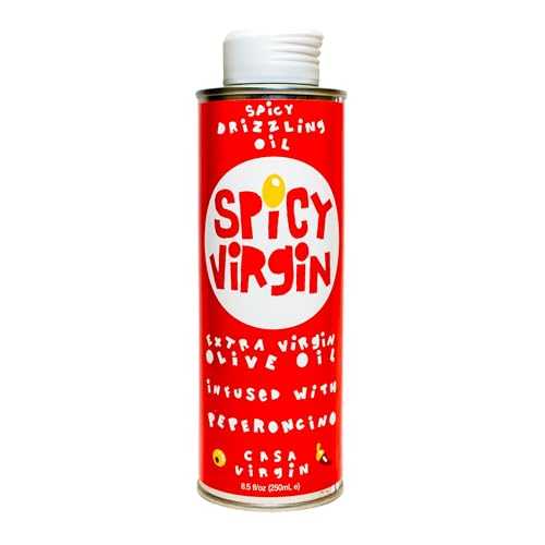 Casa Virgin Italian Olive Oil Parentage, Extra Virgin Olive Oil Gift Set with Spicy Chili Oil White Truffle Oil and Tuscan EVOO, Gourmet Finishing Olive Oil Set for Bread Pasta Pizza Salad, 250ml (Spicy Virgin)