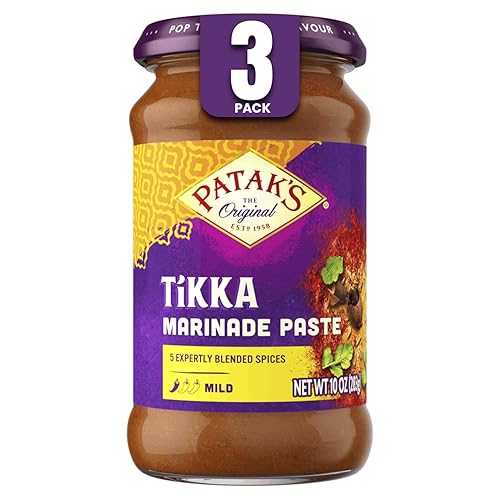 Patak s Tikka Marinade Paste 10 薬局衡オンス Jar (Pack of 3) Authentic Indian Cooking Paste for Tikka Masala Made with Paprika, Tamarind \u0026 Spices No Artificial Colors Vegan \u0026 Gluten Free
