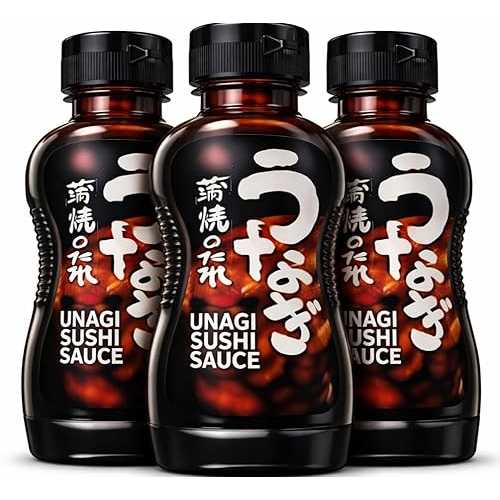 Jogoto Japanese Unagi Eel Sauce - Sweet \u0026 Savory Glaze for Sushi and Grilling, 11.8 fl 薬局衡オンス (Pack of 3)