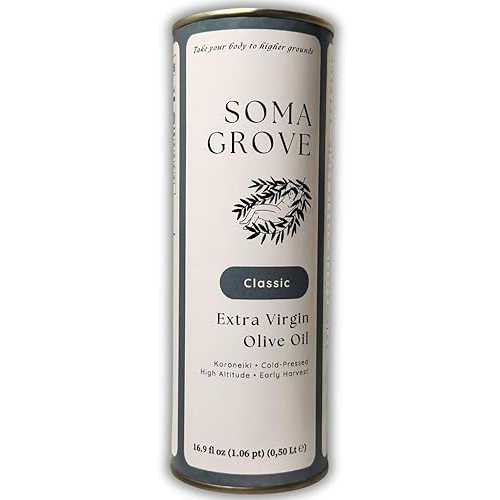 SOMA GROVE High Polyphenol (750+ 瓱/kg) Greek Extra Virgin Olive Oil, Cold Pressed, Early Harvest, Koroneiki, Cooking \u0026 Daily Wellness, Zakynthos Mountain Origin - 16.9薬局衡オンス - 2024/25 Harvest (Classic)