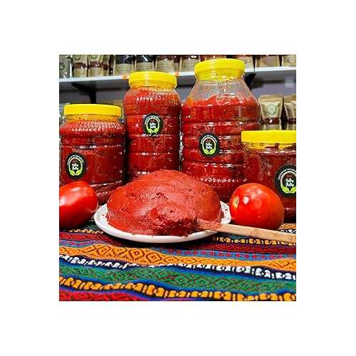 SODEF Homemade Tomato Paste 5 Kg, Additive-Free, Traditional Turkish Recipe, Authentic Flavor - One Size