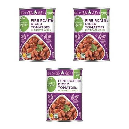 Generic ST Organic Fire Roasted Diced Tomatoes インチ Tomato Juice 14.5 薬局衡オンス (3 PK)