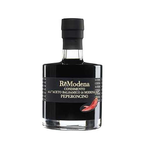 ReModena USDA Organic Sweet Chili Balsamic Vinegar Product of Modena, Italy