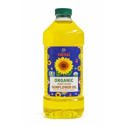 N・・ssi Organic High Oleic Sunflower Oil, Liquid, Pure and Naturally Refined, Kosher, 2 Liters n・・ssi N ssi Organic High Oleic Sunflower Oil, Liquid, Pure and Naturally Refined, Kosher, 2 Liters