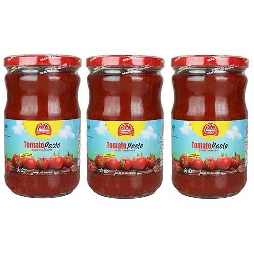 Generic Traditional Turkish Tomato Paste byCappadocia, Double Concentrated, 22.9 Oz, Pack of 3